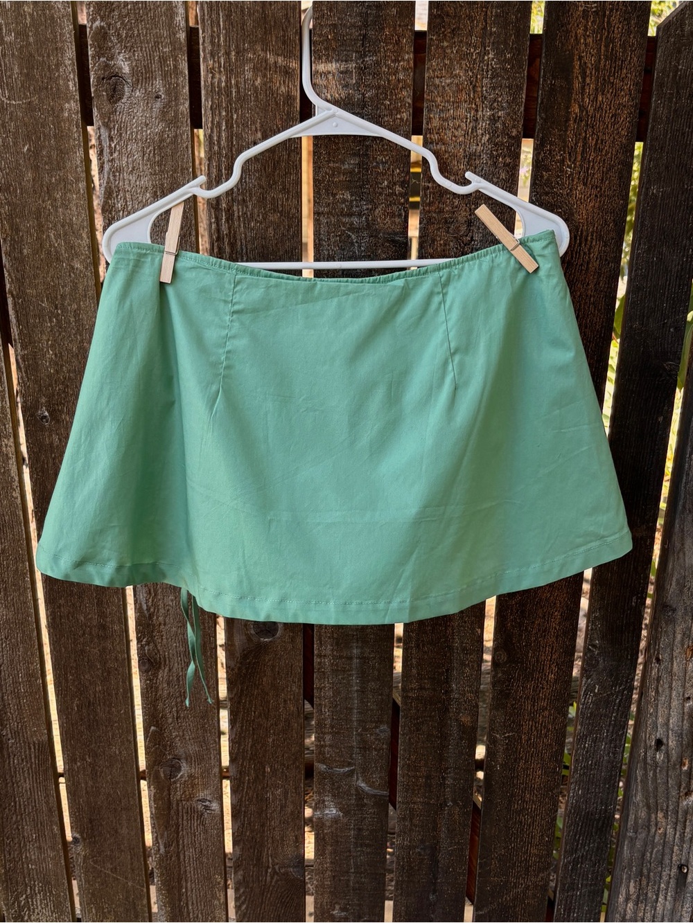 Free People Free-Est 100% Cotton Cherie Skort NWT Pastel Grass Sz M - Picture 8 of 13